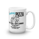 A Ring Brings Pizza 15-ounce coffee mug Terre Haute Indiana