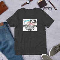 A Ring Brings Pizza t-shirt color dark gray heather Terre Haute Indiana
