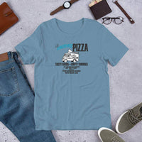 A Ring Brings Pizza t-shirt color steel blue Terre Haute Indiana