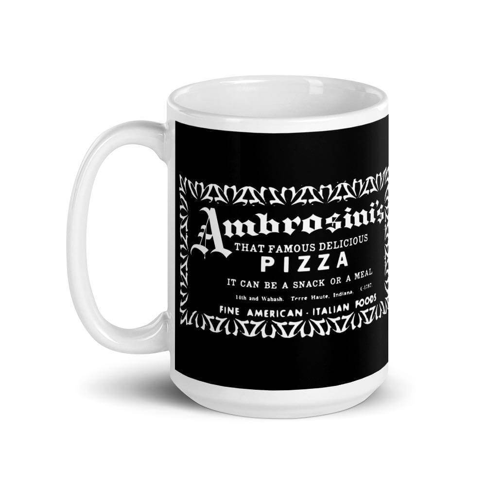 Ambrosini’s Restaurant 15-ounce coffee mug Terre Haute Indiana