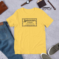 Ambrosini’s Restaurant t-shirt color yellow Terre Haute Indiana