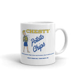Chesty Foods Potato Chips 11-ounce coffee mug Terre Haute Indiana