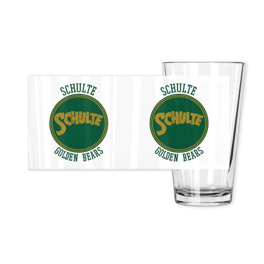 Schulte HS Golden Bears - Pint Glass - EdgyHaute