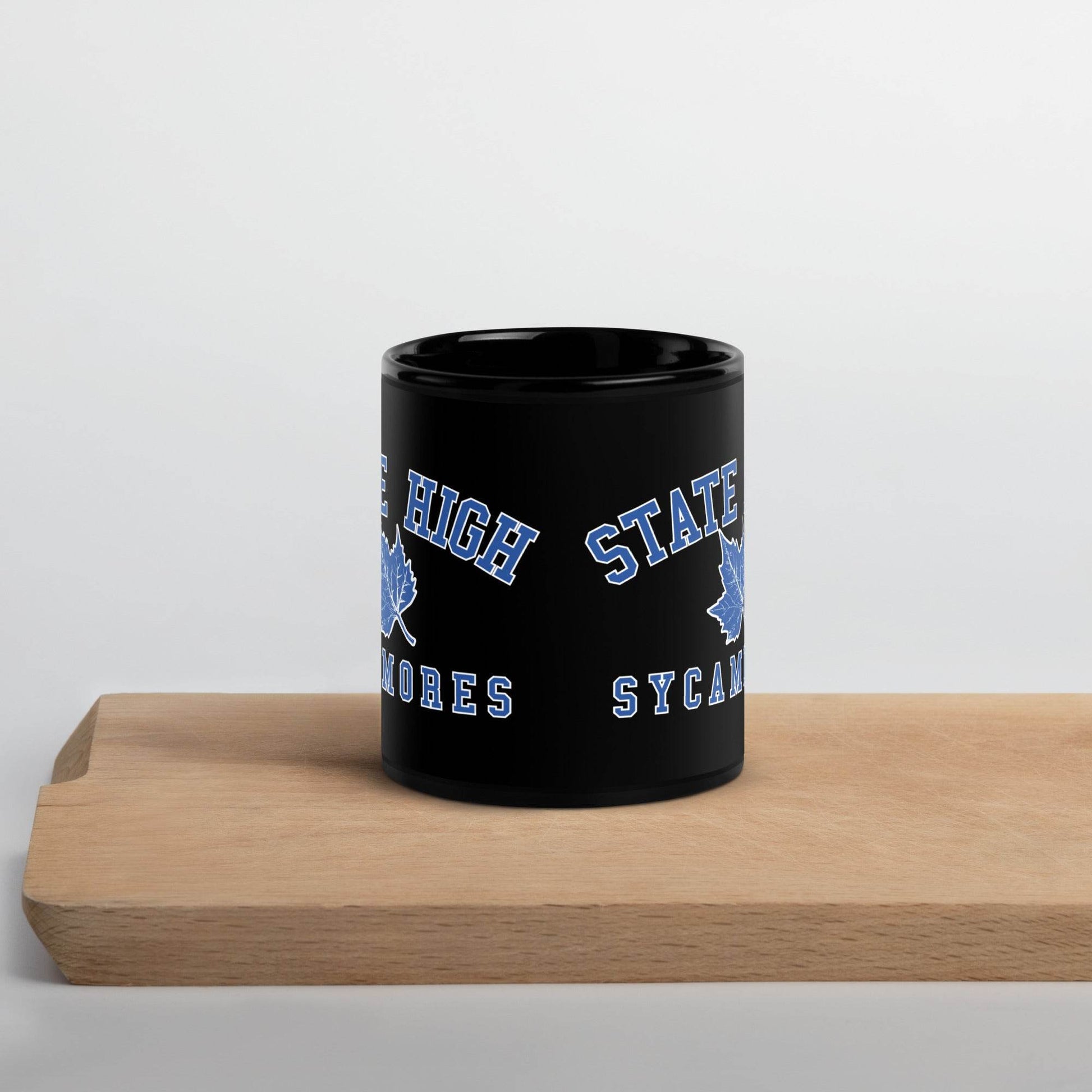 State High Sycamores (ISU Laboratory School) - Sycamores  -  Coffee mug (black) - EdgyHaute