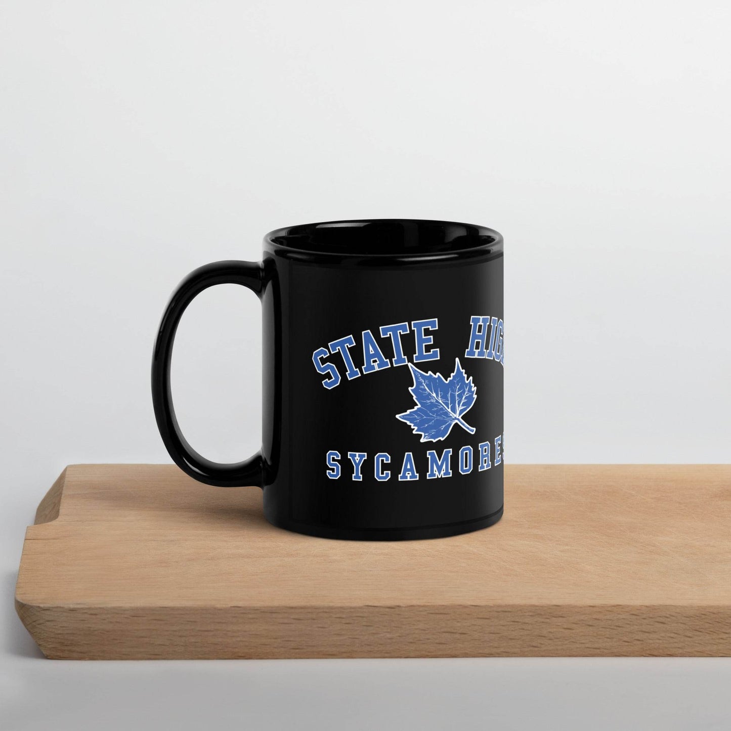 State High Sycamores (ISU Laboratory School) - Sycamores  -  Coffee mug (black) - EdgyHaute