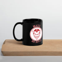 Brazil HS Red Devils - Center court design - Coffee mug (black) - EdgyHaute