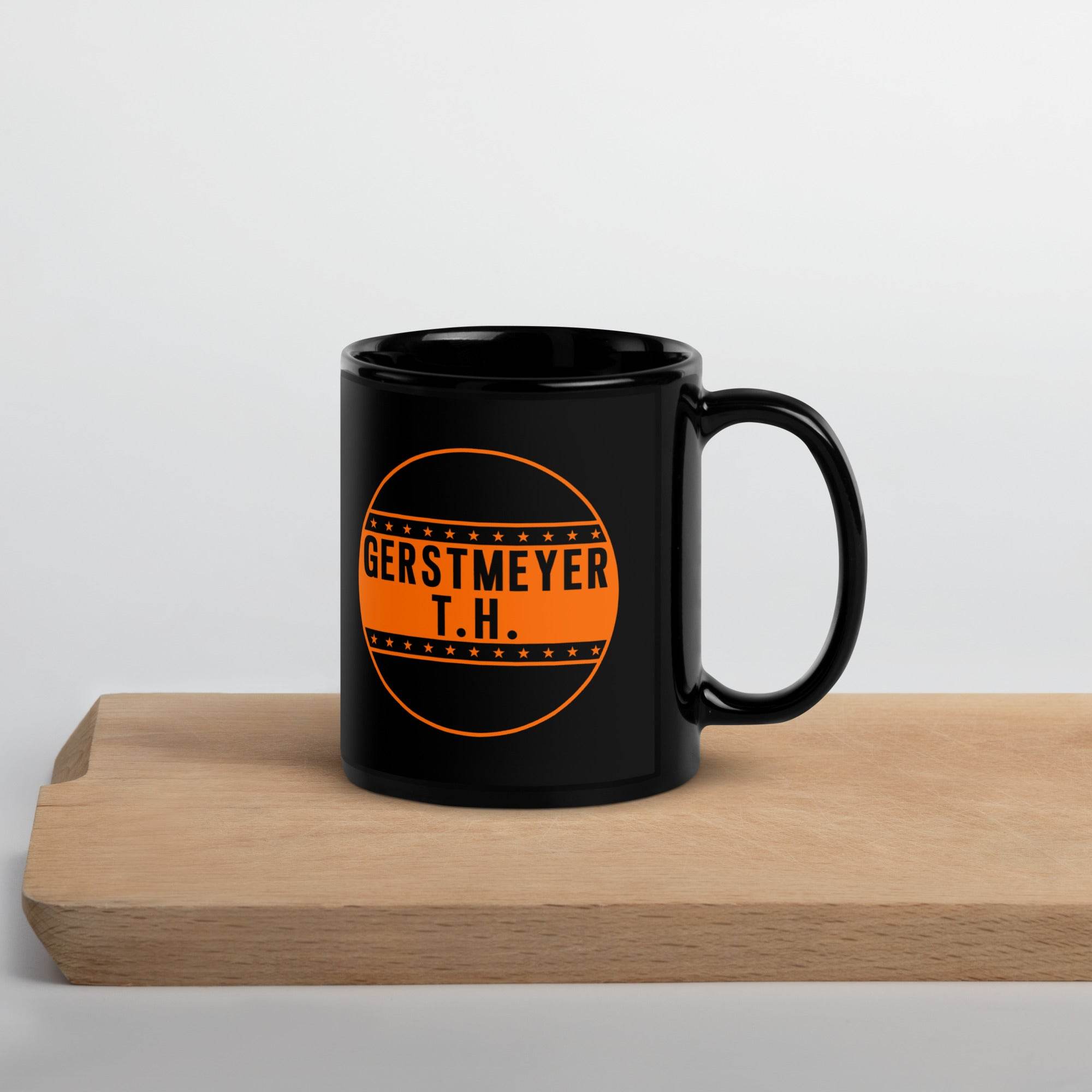 Gerstmeyer HS Black Cats - button design  -  Coffee mug (black) - EdgyHaute