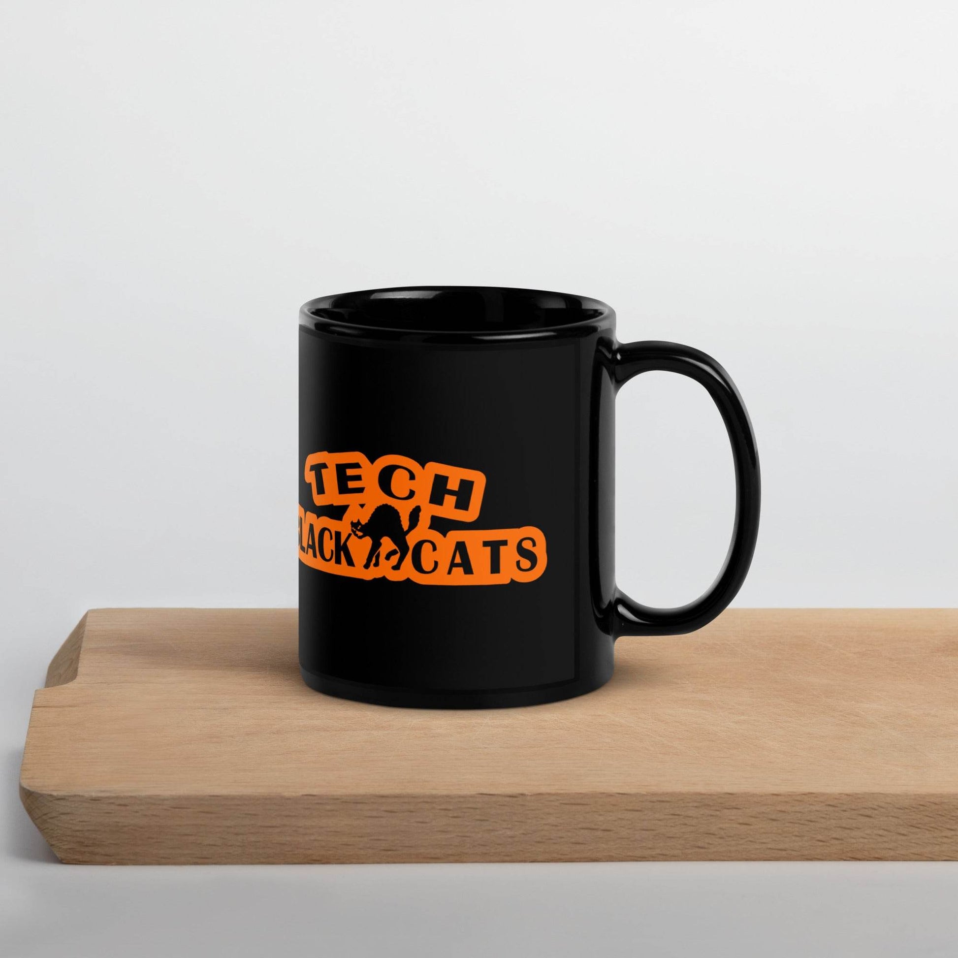 Gerstmeyer HS Black Cats - Tech Black Cats  -  Coffee mug (black) - EdgyHaute