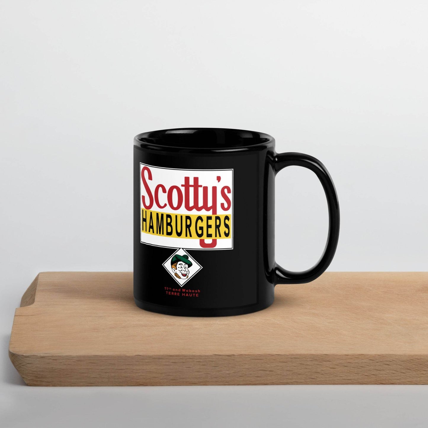 Scotty's Hamburgers - Terre Haute Indiana  -  Coffee mug (black) - EdgyHaute