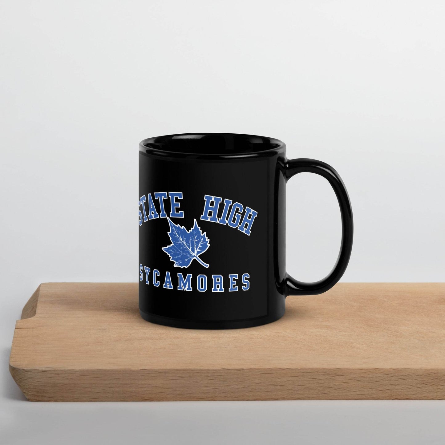 State High Sycamores (ISU Laboratory School) - Sycamores  -  Coffee mug (black) - EdgyHaute