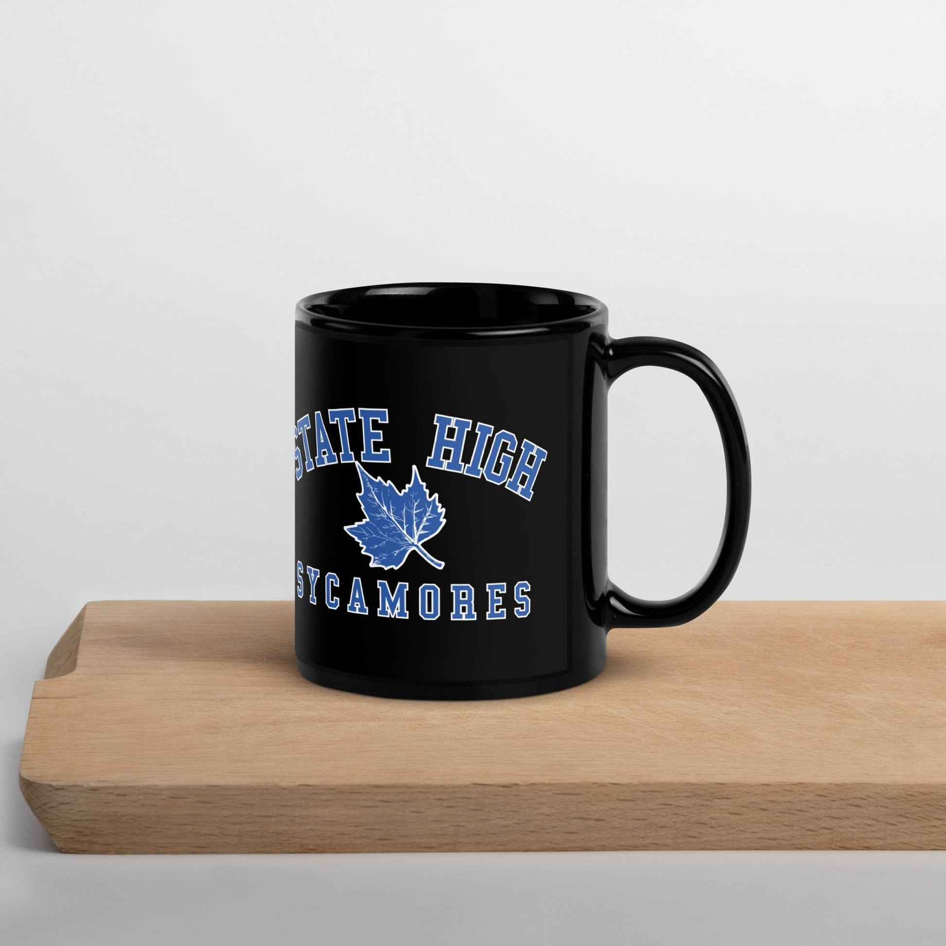 State High Sycamores (ISU Laboratory School) - Sycamores  -  Coffee mug (black) - EdgyHaute