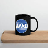 State High Sycamores (ISU Laboratory School) - button design  -  Coffee mug (black) - EdgyHaute