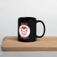 Brazil HS Red Devils - Center court design - Coffee mug (black) - EdgyHaute