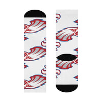 South Putnam HS Eagles - Crew Socks - large eagle on white - EdgyHaute