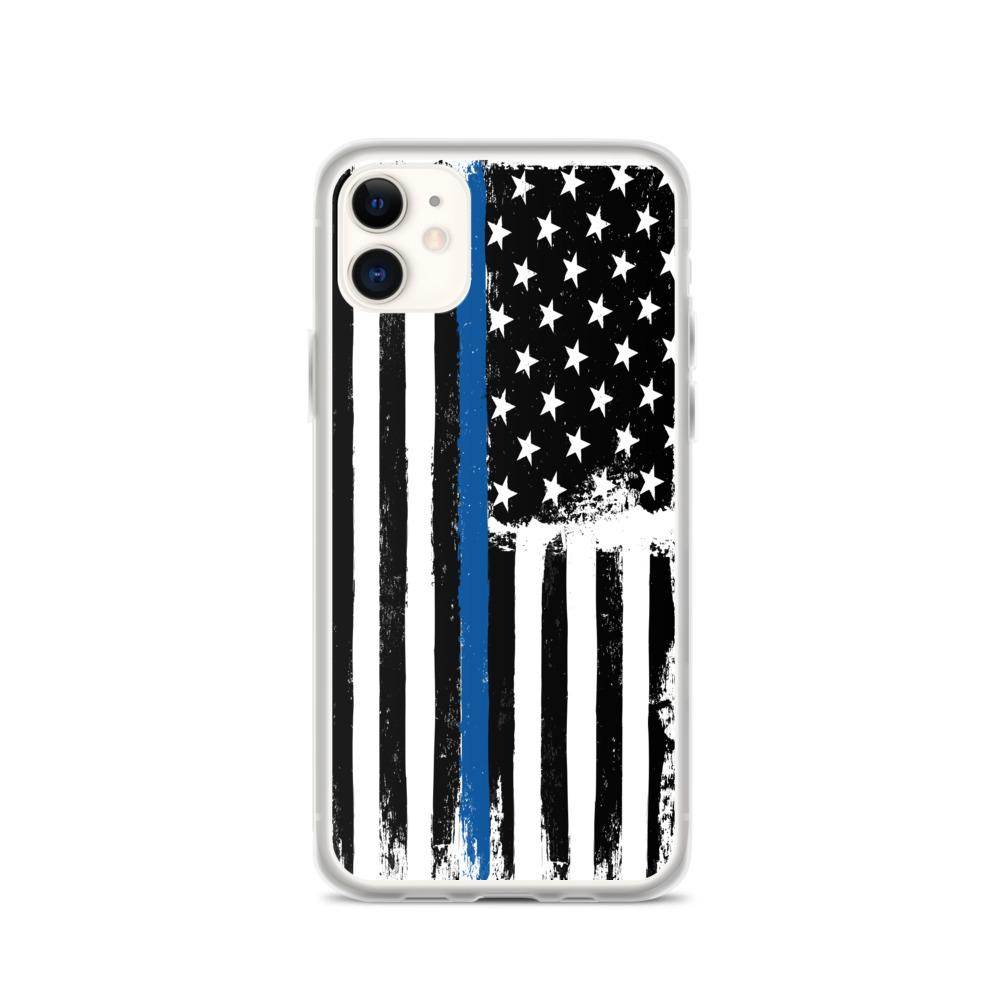 Thin Blue Line - Law Enforcement  -  iPhone Case - EdgyHaute