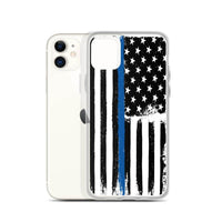 Thin Blue Line - Law Enforcement  -  iPhone Case - EdgyHaute