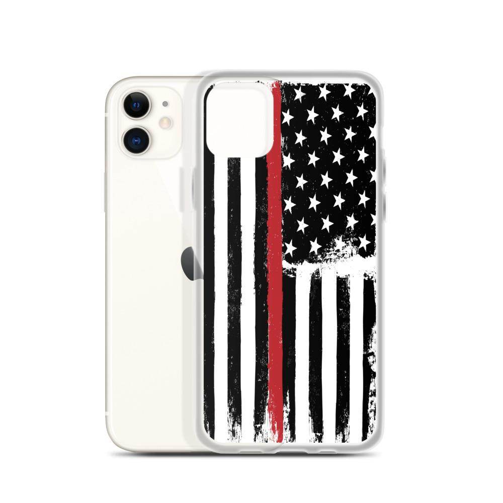 Thin Red Line - Fire Service  -  iPhone Case - EdgyHaute