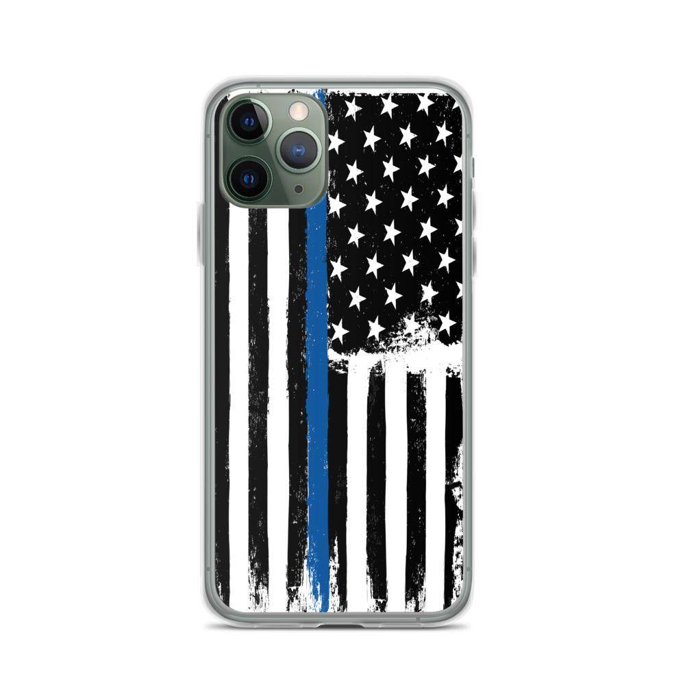 Thin Blue Line - Law Enforcement  -  iPhone Case - EdgyHaute