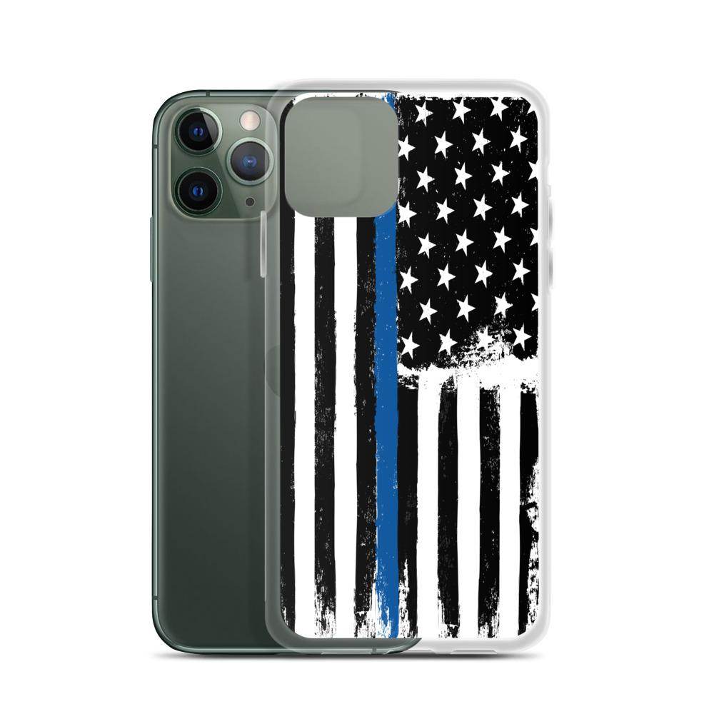 Thin Blue Line - Law Enforcement  -  iPhone Case - EdgyHaute