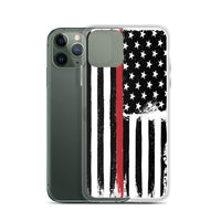 Thin Red Line - Fire Service  -  iPhone Case - EdgyHaute