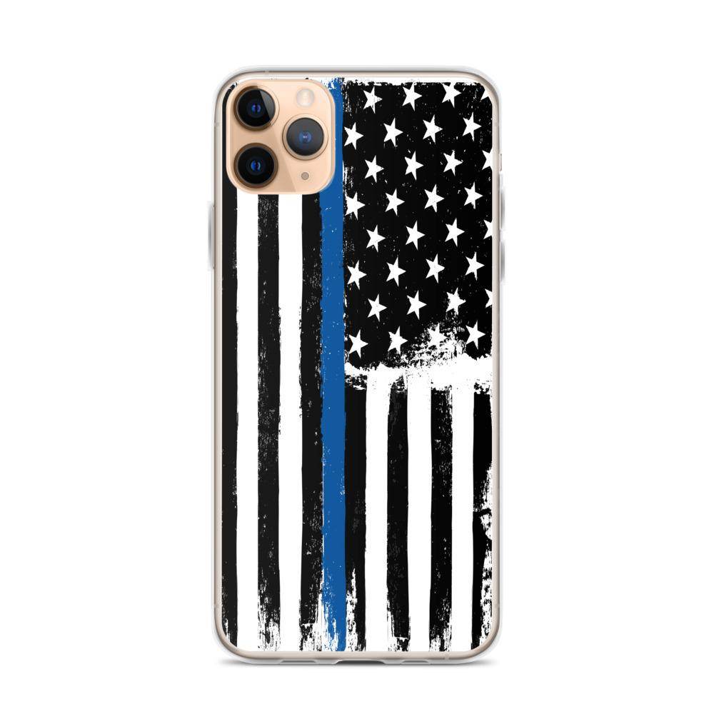 Thin Blue Line - Law Enforcement  -  iPhone Case - EdgyHaute