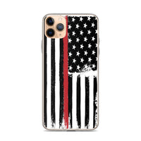 Thin Red Line - Fire Service  -  iPhone Case - EdgyHaute