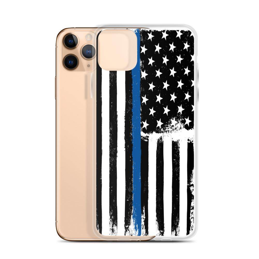 Thin Blue Line - Law Enforcement  -  iPhone Case - EdgyHaute