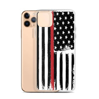 Thin Red Line - Fire Service  -  iPhone Case - EdgyHaute