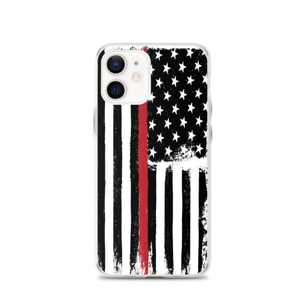 Thin Red Line - Fire Service  -  iPhone Case - EdgyHaute