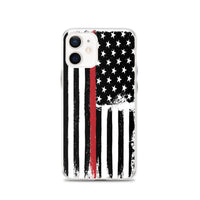 Thin Red Line - Fire Service  -  iPhone Case - EdgyHaute