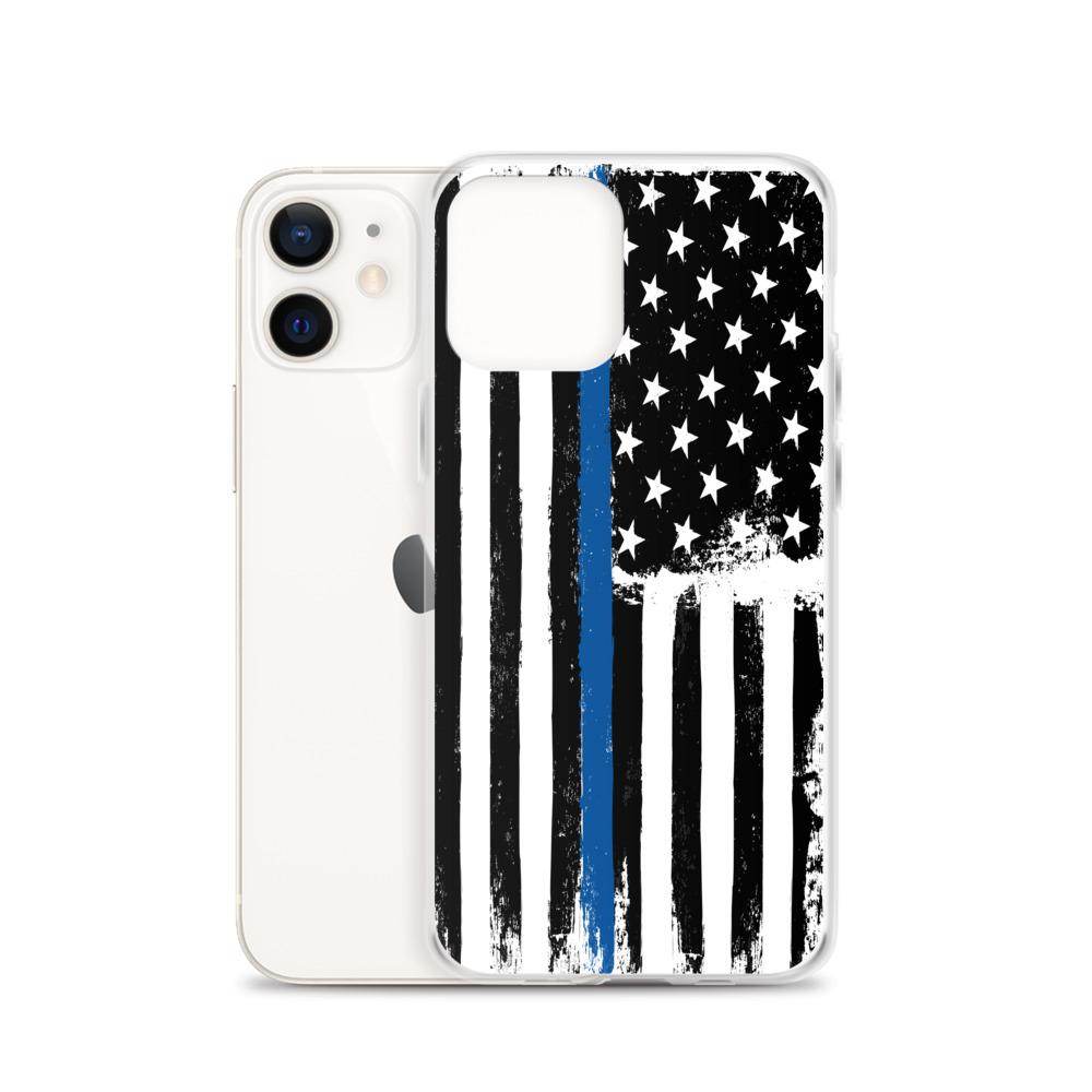 Thin Blue Line - Law Enforcement  -  iPhone Case - EdgyHaute