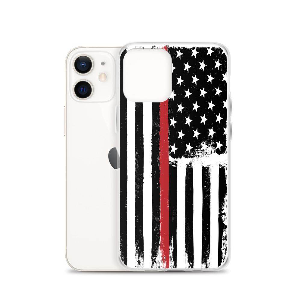 Thin Red Line - Fire Service  -  iPhone Case - EdgyHaute