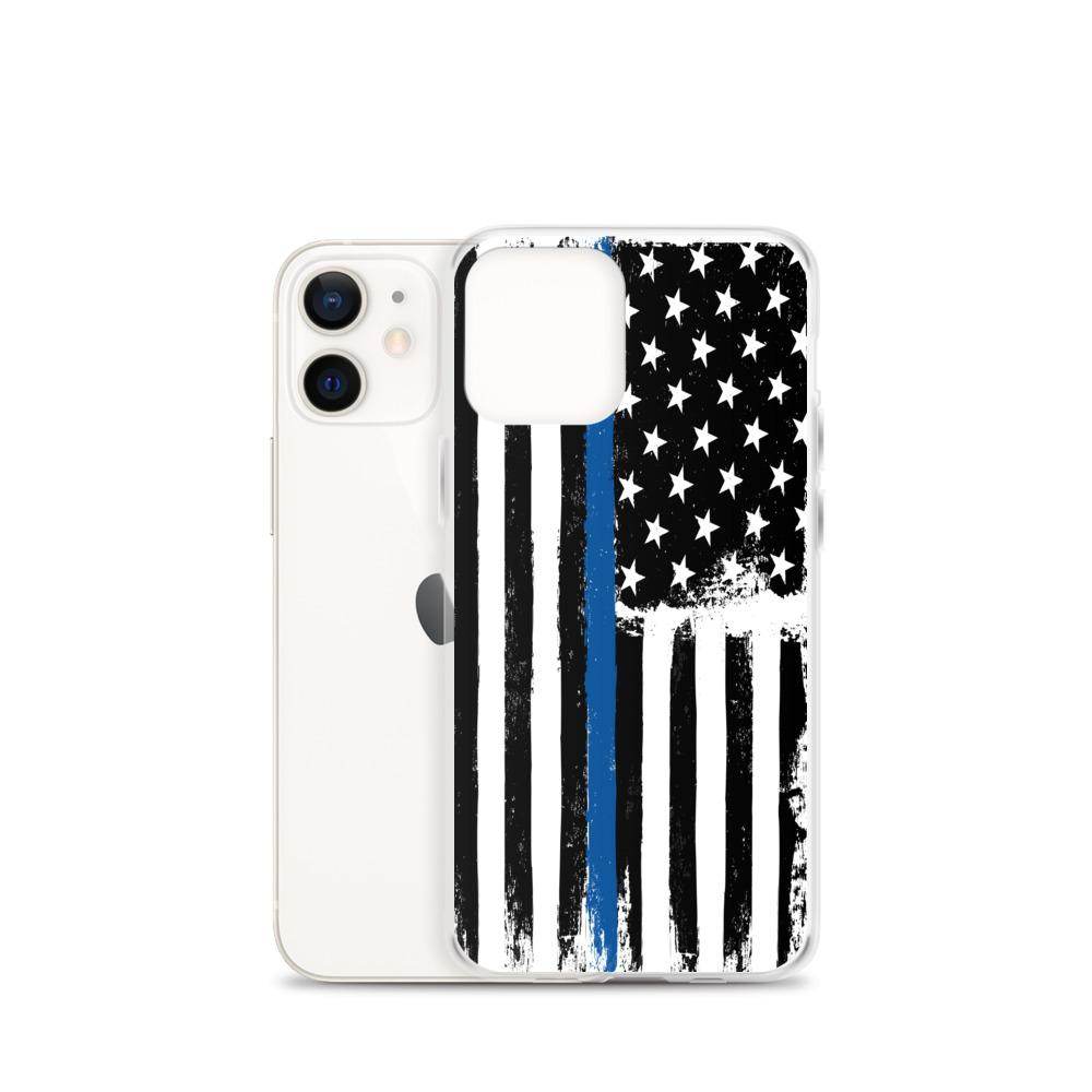 Thin Blue Line - Law Enforcement  -  iPhone Case - EdgyHaute