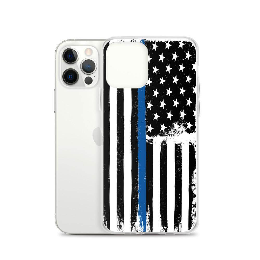 Thin Blue Line - Law Enforcement  -  iPhone Case - EdgyHaute