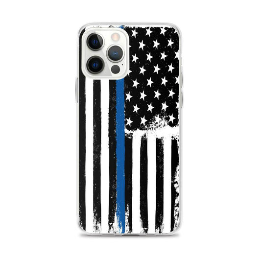 Thin Blue Line - Law Enforcement  -  iPhone Case - EdgyHaute