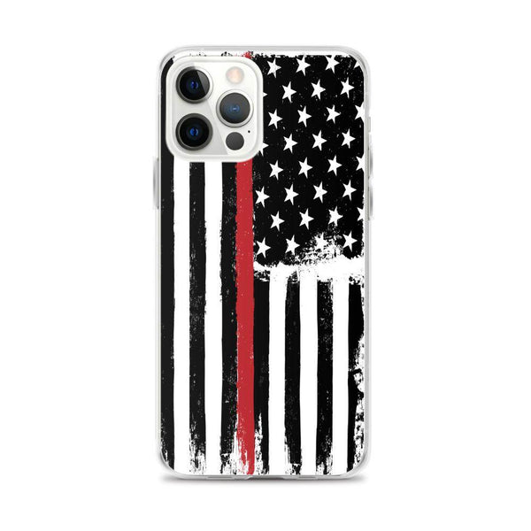 Thin Red Line - Fire Service  -  iPhone Case - EdgyHaute