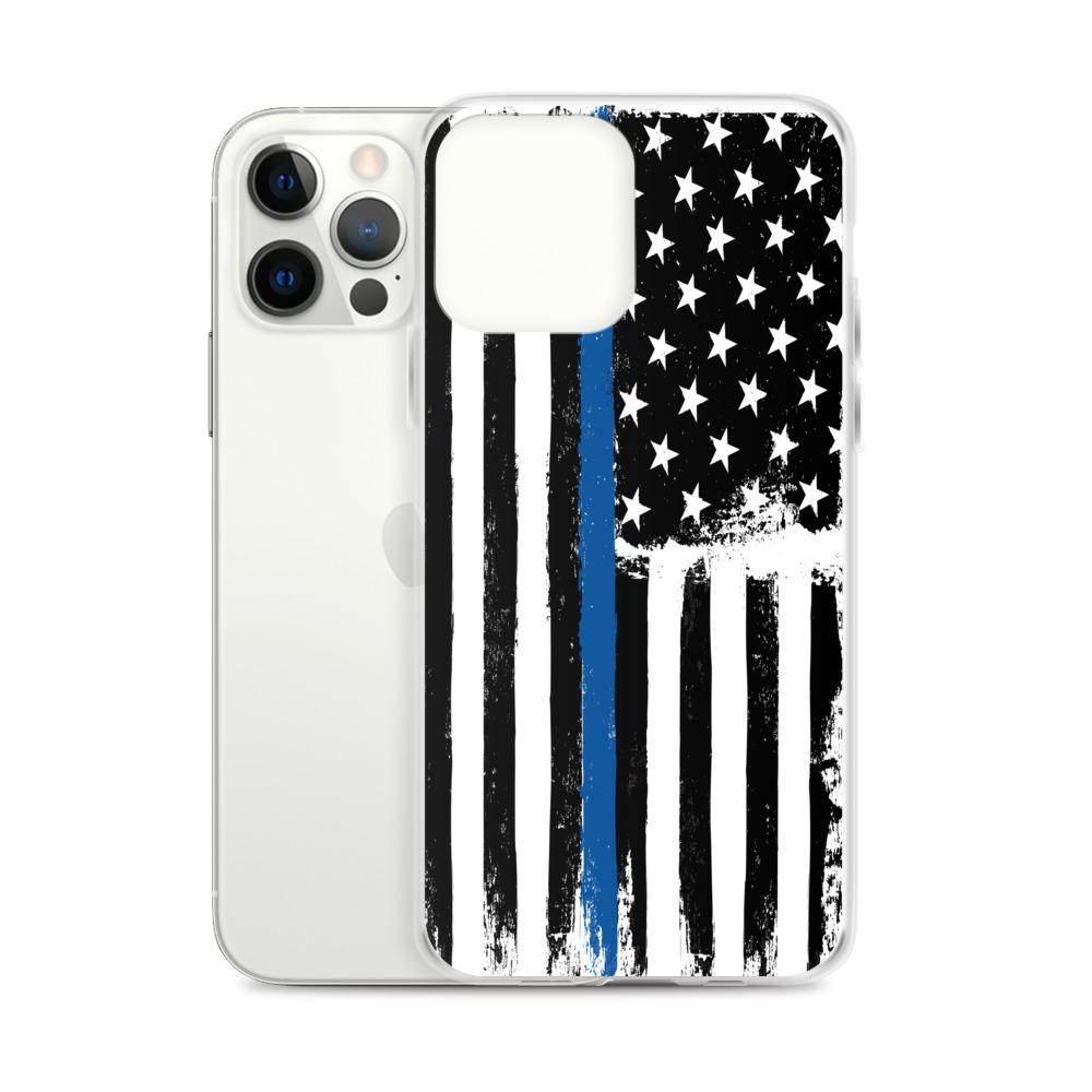 Thin Blue Line - Law Enforcement  -  iPhone Case - EdgyHaute