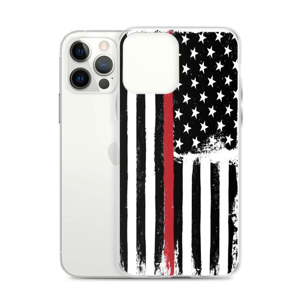 Thin Red Line - Fire Service  -  iPhone Case - EdgyHaute