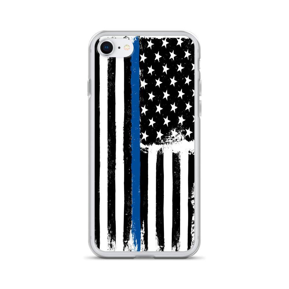 Thin Blue Line - Law Enforcement  -  iPhone Case - EdgyHaute