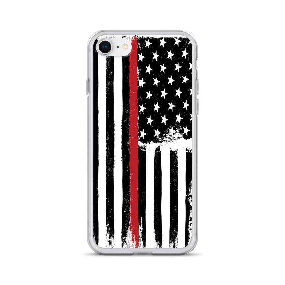 Thin Red Line - Fire Service  -  iPhone Case - EdgyHaute