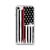 Thin Red Line - Fire Service  -  iPhone Case - EdgyHaute