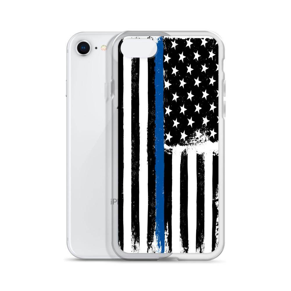 Thin Blue Line - Law Enforcement  -  iPhone Case - EdgyHaute