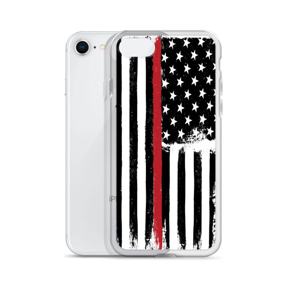 Thin Red Line - Fire Service  -  iPhone Case - EdgyHaute