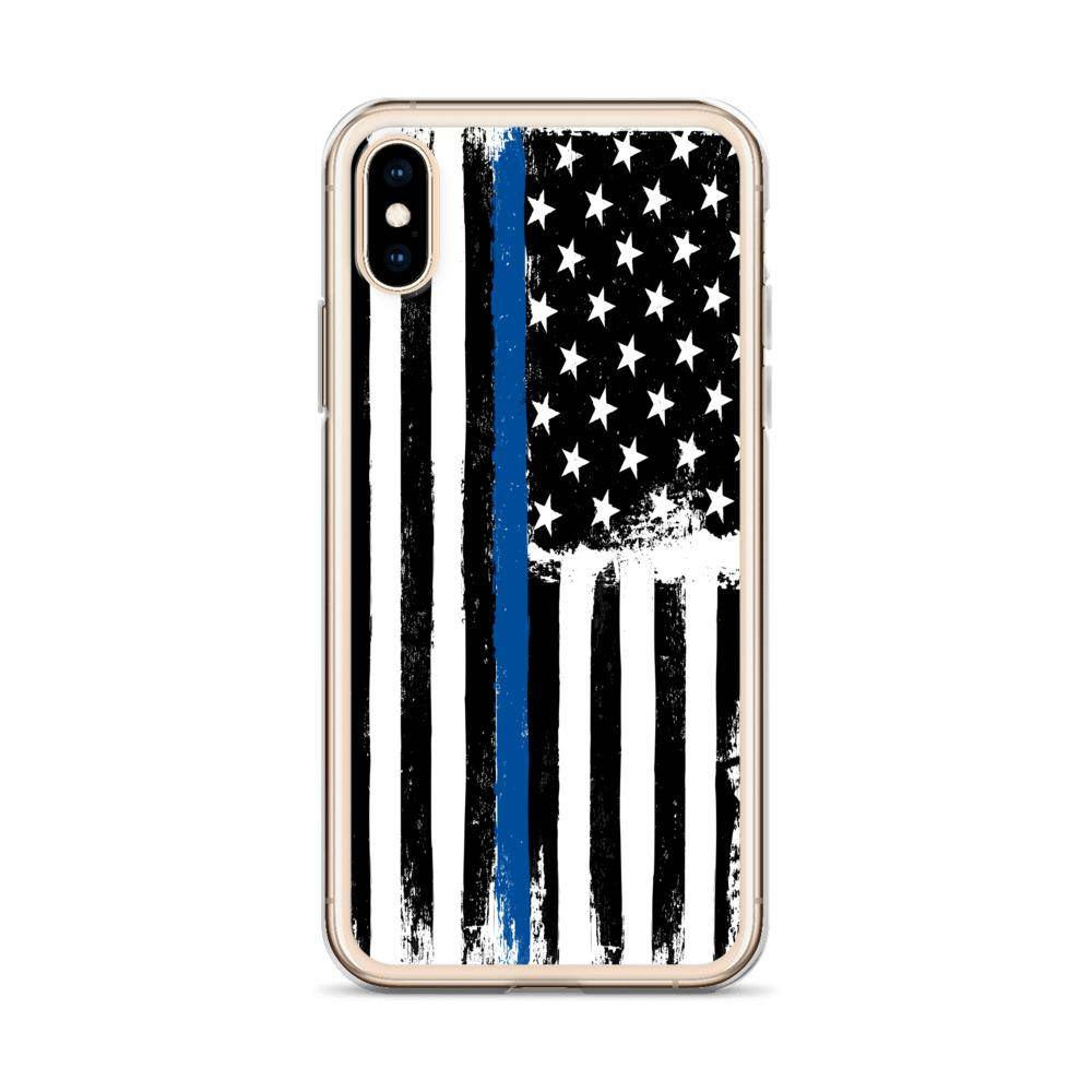 Thin Blue Line - Law Enforcement  -  iPhone Case - EdgyHaute