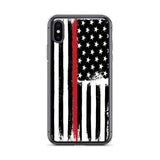 Thin Red Line - Fire Service  -  iPhone Case - EdgyHaute