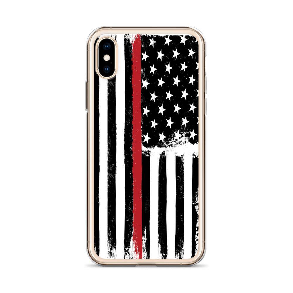 Thin Red Line - Fire Service  -  iPhone Case - EdgyHaute