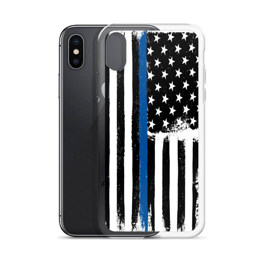 Thin Blue Line - Law Enforcement  -  iPhone Case - EdgyHaute