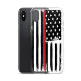 Thin Red Line - Fire Service  -  iPhone Case - EdgyHaute