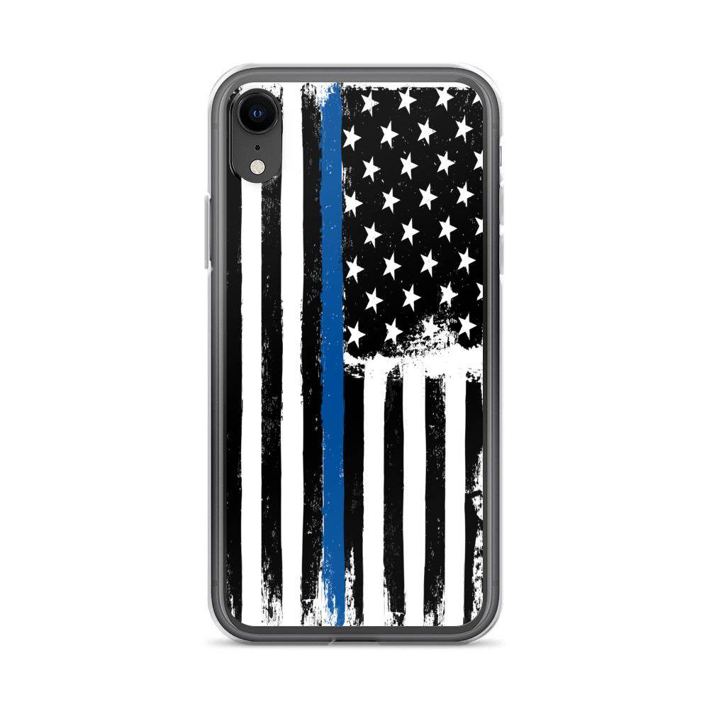 Thin Blue Line - Law Enforcement  -  iPhone Case - EdgyHaute