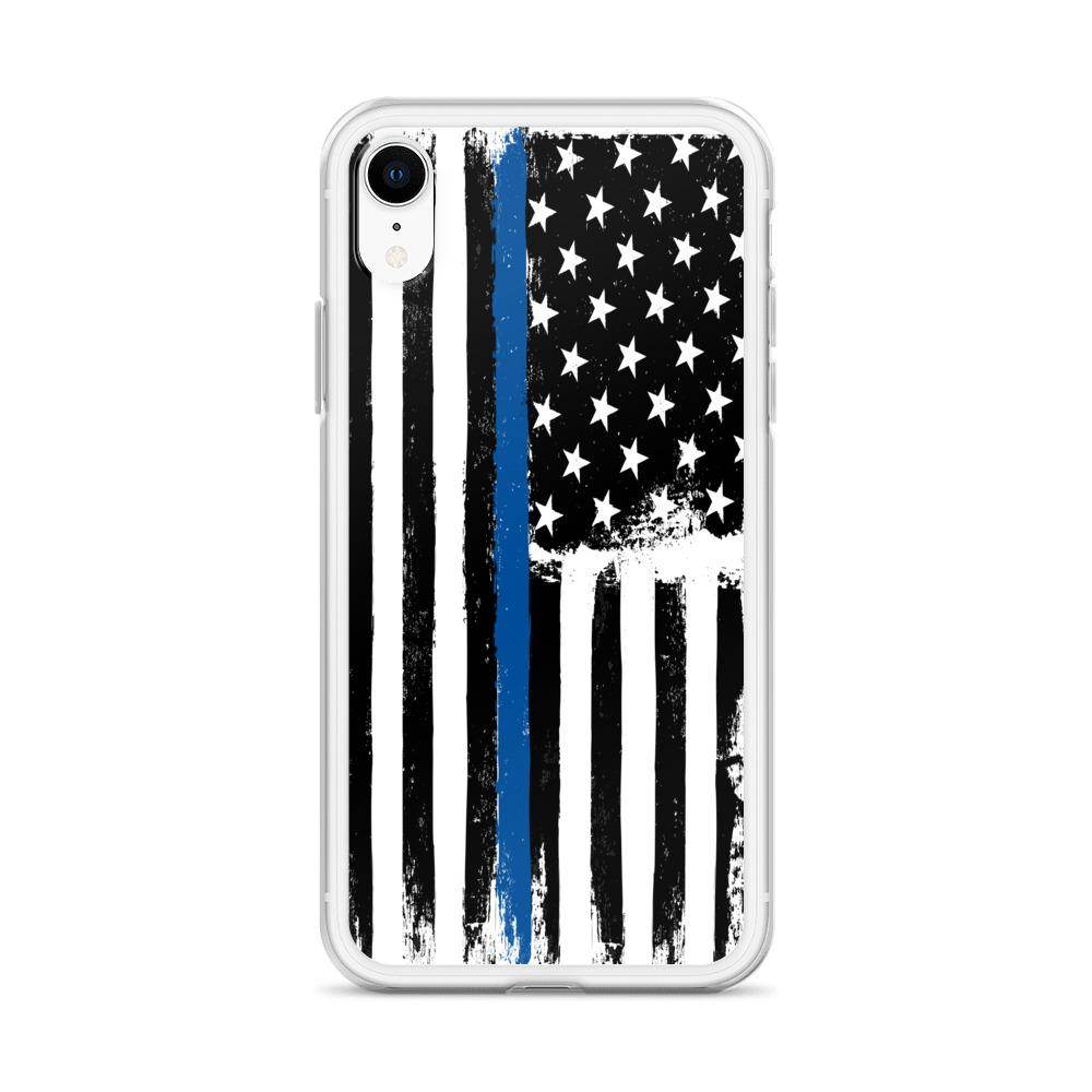 Thin Blue Line - Law Enforcement  -  iPhone Case - EdgyHaute